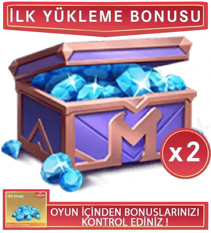 İlk Yükleme Özel 1000 Elmas